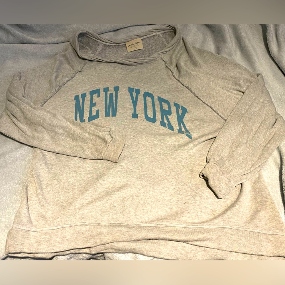 We The Free long sleeve New York oversized shirt.